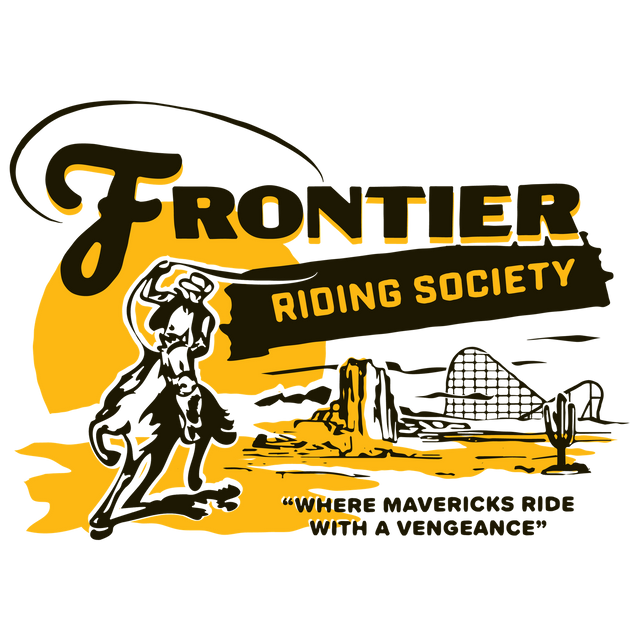 Frontier Riding Society – Roller Coaster T-Shirt Design (Digital Download)