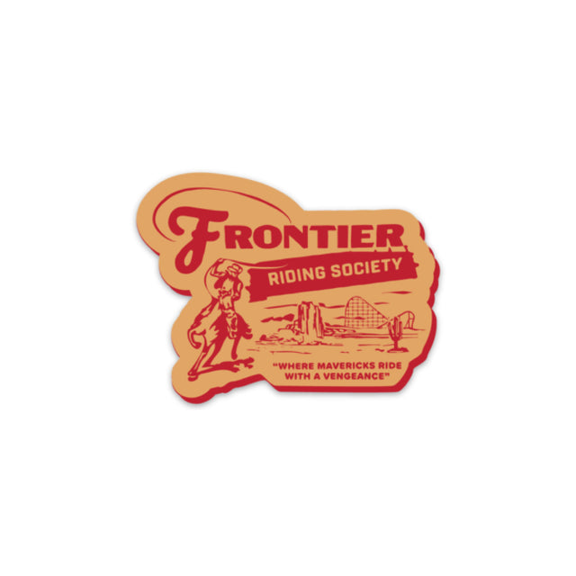 Frontier Riding Society – Roller Coaster Sticker Design (Digital Download)
